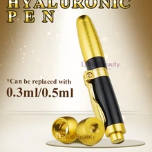 Новинка 2 в 1 две головки 0,3 мл и 0,5 мл гиалуроновая ручка Гиалуроновая кислота губа наполнитель гиалуроновая Ручка иглы инъекционная ручка