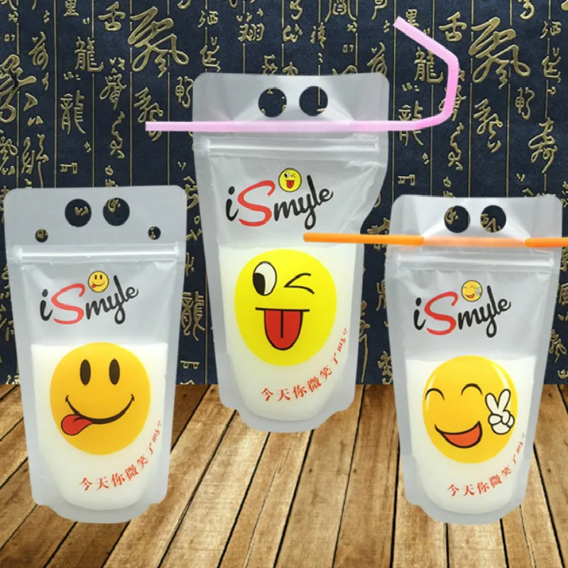 Ferimo 100 шт. сок жемчуг корова йогурт Чай соевого молока Кофе мешок Ziplock встать мешки небольшой прозрачный Пластик чехол посылка