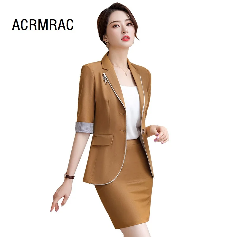 Buy Women suits Slim summer Half sleeve jacket Ankle