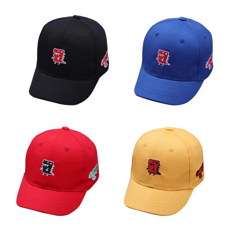 

Summer Cap Kids Adjustable Hat Baby Girl Boy Casual Outdoor Cartoon Dinosaur Printed Baseball Cap Breathable Visor Hats