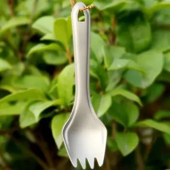 

Hot Sale Titanium Spork Ultralight 11g Potable Outdoor Camping Picnic Tableware Spoon Fork Fire Maple FMT-T19 Free Shipping