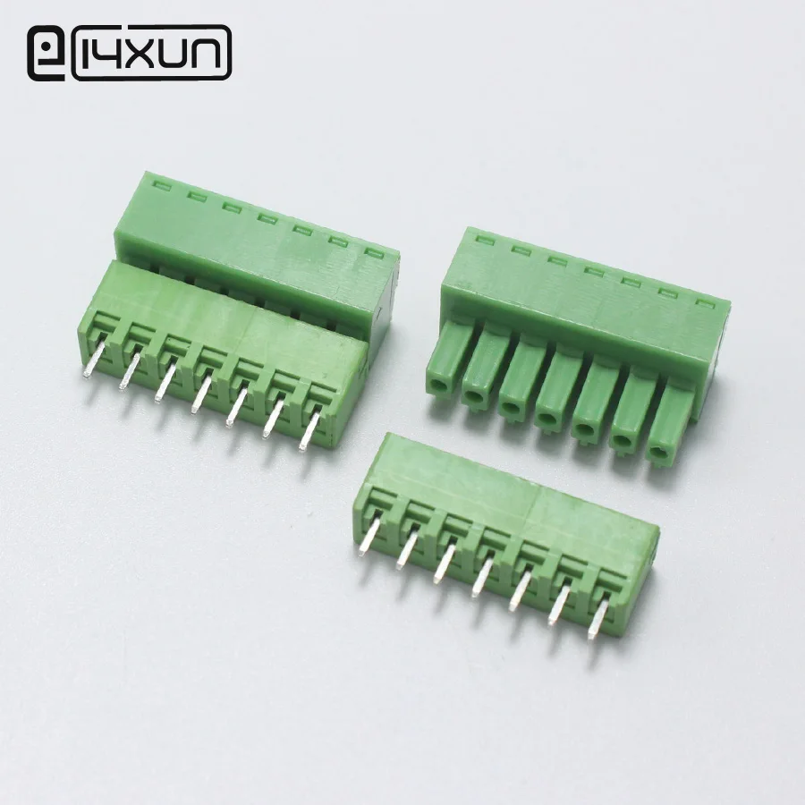 1 шт. 7Pin подключаемый клеммный блок 7P прямой контактный разъем PTB + для 22 14AWG