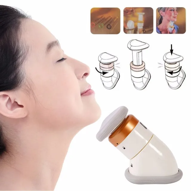 Portable Chin Massager Neckline Slimmer Neck Exerciser Mini Double Chin