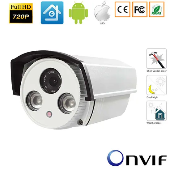 

720PP/960P/1080P Bullet Securiy CCTV IP camera,Onvif HD Camera P2P IR Cut Night Vision Waterproof Outdoor Camera