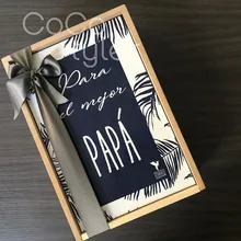 Cocostyles на заказ потрясающий продолговатый деревянный ящик с красочной печатью бумажная Крышка для леса Свадебная подарочная упаковка коробка