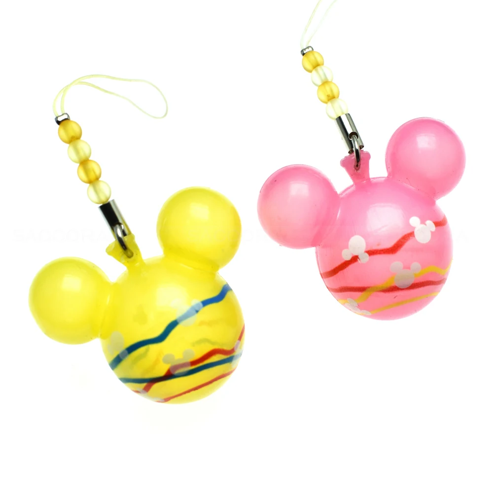 DIY Mickey PVC Cell Phone Decor Hanging Ornaments Christmas Pendants