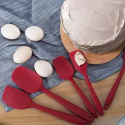 Наборы инструментов для торта кухонная термостойкая кухонная ложка набор силиконовых лопаточек антипригарные гибкие резиновые лопатки