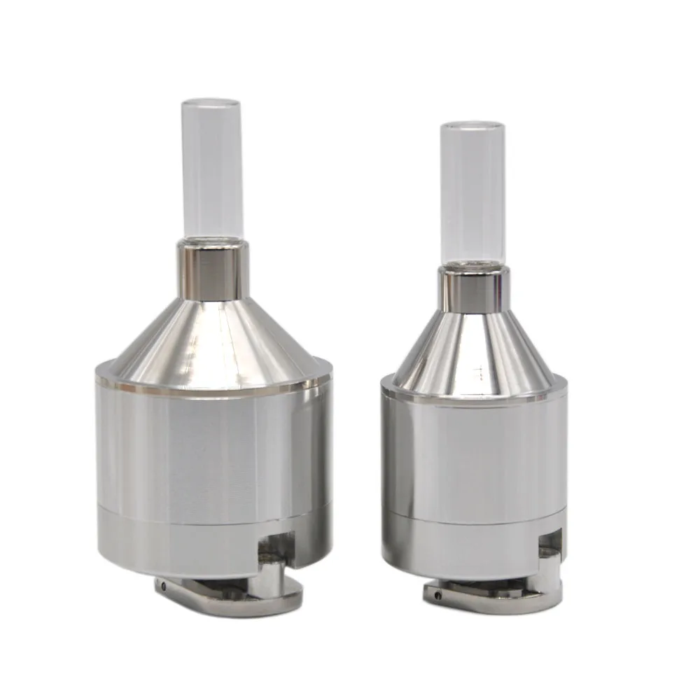 

Small Size Dia.44mm 4 Layers Aluminum Powder Spice Grinder Mill Grinder Spice Crusher with Glass Bottle Snuff Snorter