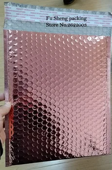 

25x20cm Pink colour Bubble Mailing Mailer Shipping Padded Envelope Bags Black Color Shockproof Courier Bubble mailer 100pcs