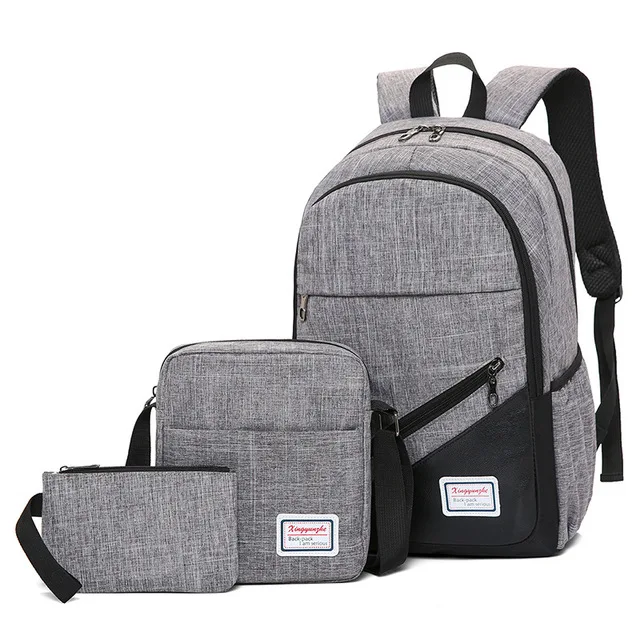 Высококачественная нейлоновая школьная сумка для подростков мальчиков и девочек, мужские рюкзаки для ноутбука, водонепроницаемый ортопедический школьный рюкзак mochila - Цвет: gray