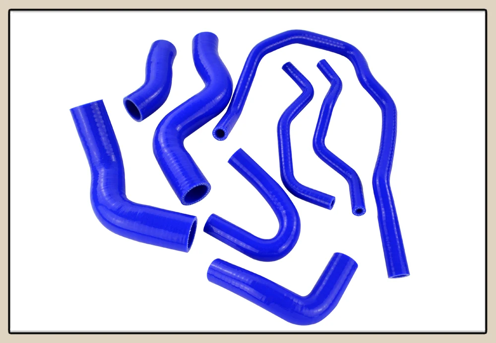 LZONE-синий силиконовый радиатор охлаждающей жидкости шланг комплект для VW Golf GTI FSI Mev MK5 2,0 T A5 PQ35 2003-2009 JR-LX1305