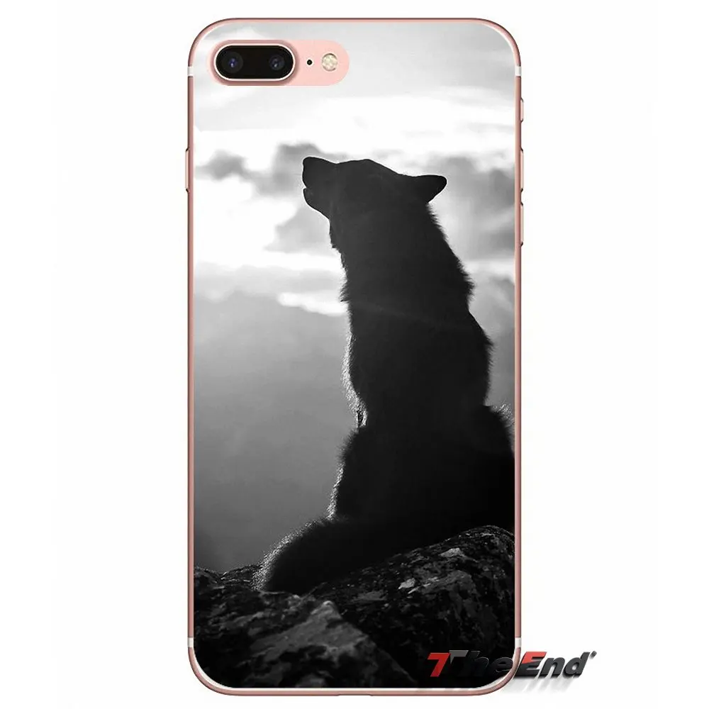 Одинокий волк мудрость для Sony Xperia Z Z1 Z2 Z3 Z5 compact M2 M4 M5 E3 T3 XA Aqua LG G4 G5 G3 G2 Mini Capa защитный