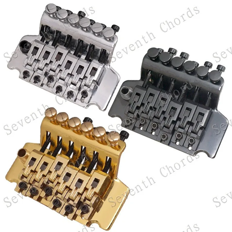 

A set of Tremolo Bridge Double Locking Systyem Pulled guitar strings Bridge Electric guitar Bridge accessories part 3colors