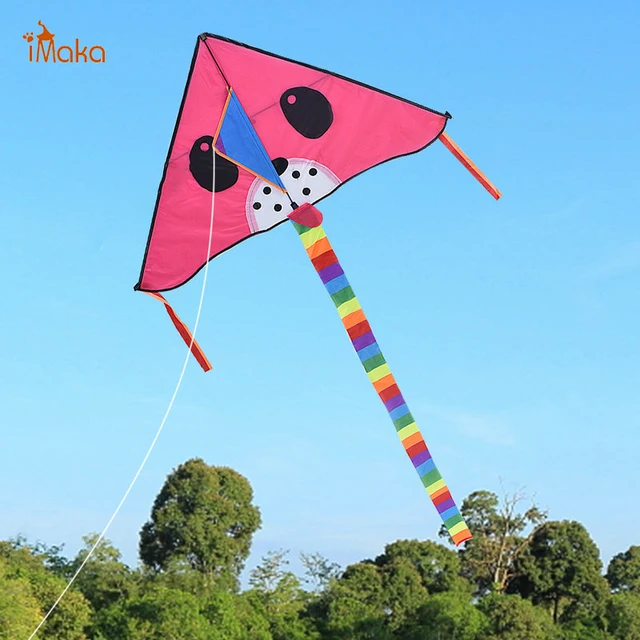 4 Colors with 30m handle Line Outdoor Fun Sports Cute Puppy Kite high