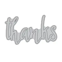 GJCrafts спасибо Скрапбукинг слово для спасибо резки металла умирает Новый 2019 альбом тиснение Крафтовая окраска бумажная заготовка Резной