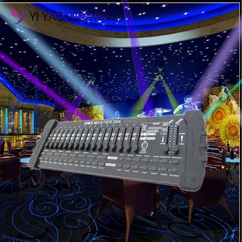 

DMX 512 Controller 384 Channel Operator Console For Stage Party DJ Lighting