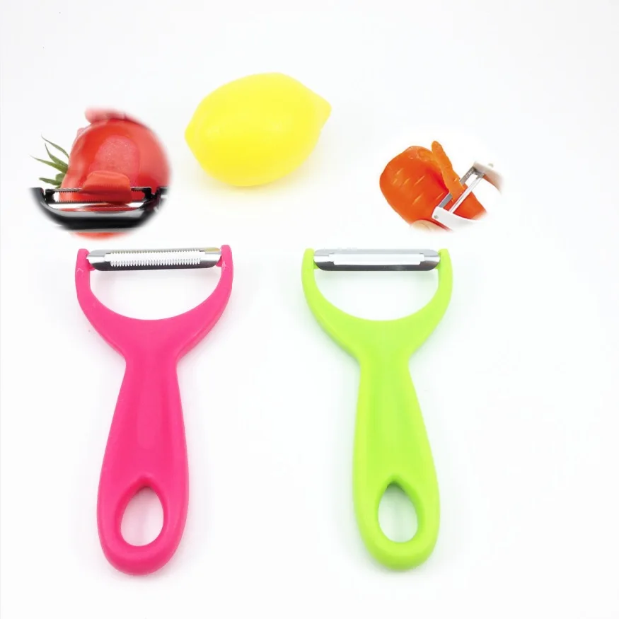

New Fruit Vegetable Tools Carrot Tomato Potato Steel Y Peeler Kitchen Gadgets Parer Accesorios De Cocina 2 Blades Option