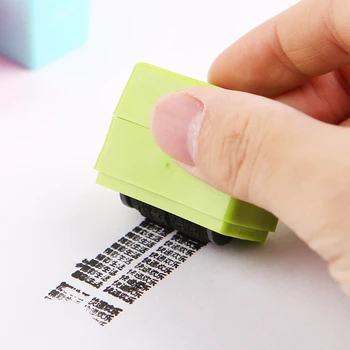 

Personal Identity Protection Stamp Roller Seal Private Information Guarding Theft Prevention Masking out Stamper For Information