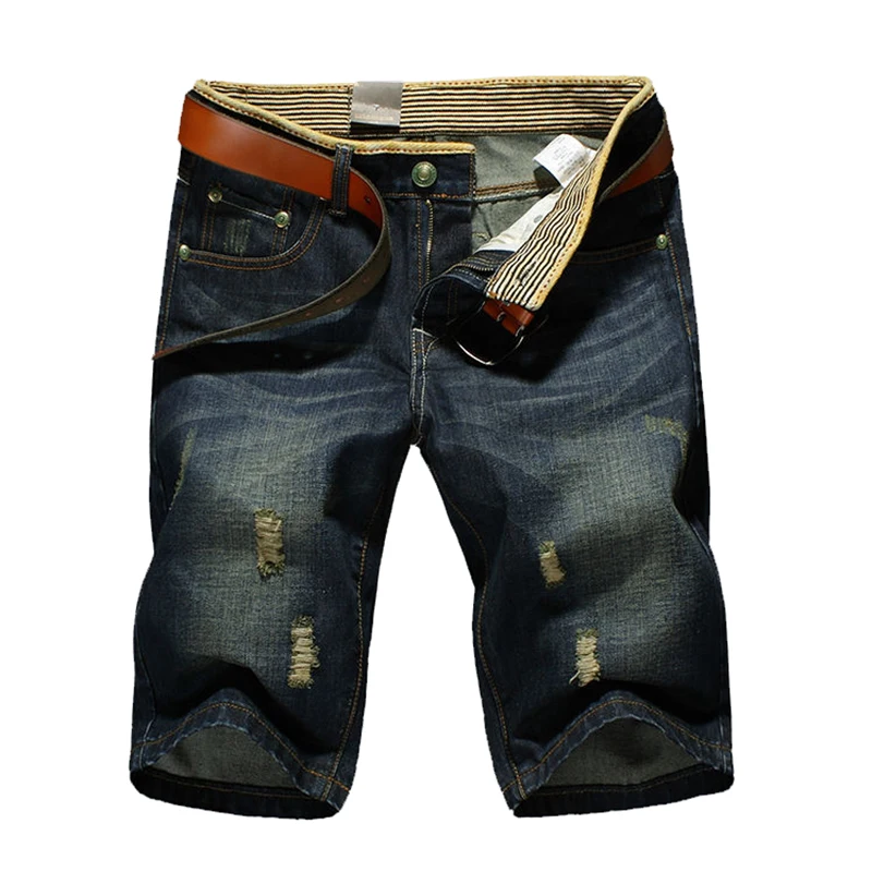 

Cheap Wholesale, Large Size 2017 Summer Mens Casual Fashion Brand Jeans Shorts ,Hole Denim Shorts Men 40 42 44