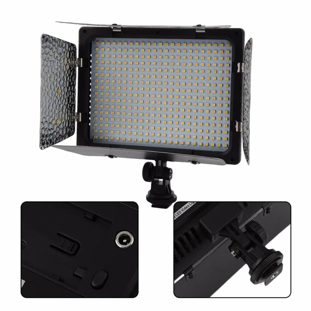 

WS-368 Photographic Lamp LED Lamp Video Light Photo Lighting On Camera 23W 6300K For Sony NP-F Series Camcorder Camera