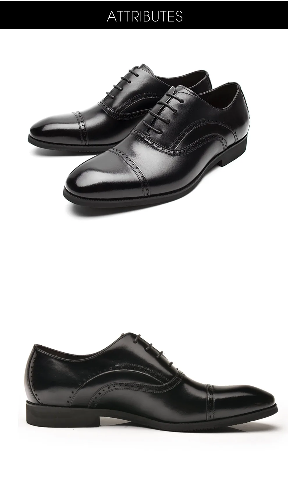 OSCO Brock/деловая повседневная обувь из натуральной кожи с гравировкой; мужские оксфорды; модельные свадебные туфли; Мужские дышащие туфли с острым носком в британском стиле
