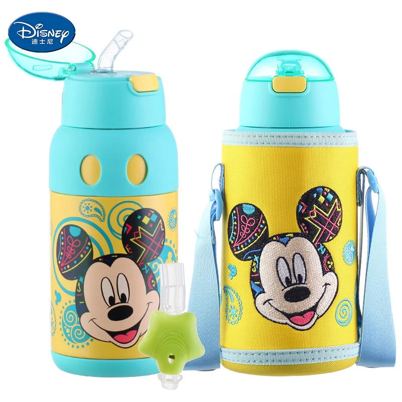 

Disney new design 500ml hote safe vacuum water bottle with bottle sleeve