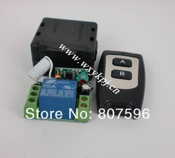 

HOT 10pcs/ lot 433Mhz/315Mhz 12V 10A 1CH Fixed Code Power Switch RF Wireless Remote Control Switch System Working With Latched