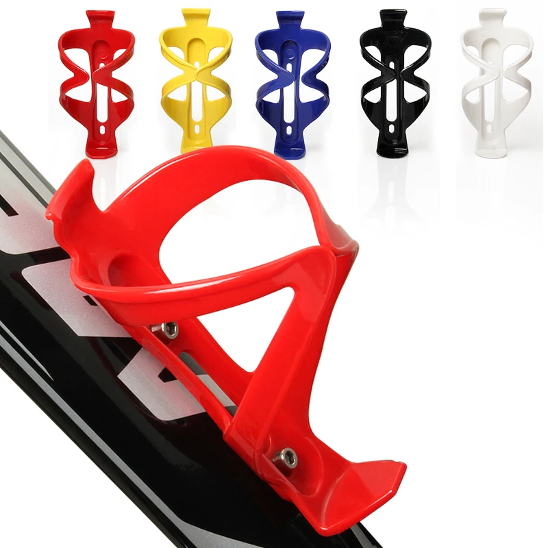 New Plastic Bike Racks Bicycle Water Bottle Holder Cage RackOutdoor Bike Accessories Durable Cycling Equipment Black