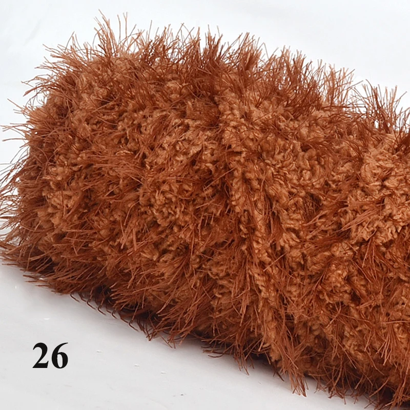 Meetee 3 рулона коралловой бархатной пряжи ручной работы толстый искусственный мех шерсть для ребенка шарф шапка одежда пальто перчатки DIY Вязание ремесла YN201 - Цвет: 26