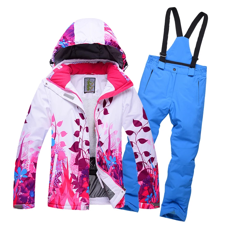 Г. детский лыжный костюм для улицы зимняя водонепроницаемая дышащая теплая флисовая Лыжная куртка в Корейском стиле для мальчиков и девочек, штаны комплект из 2 предметов