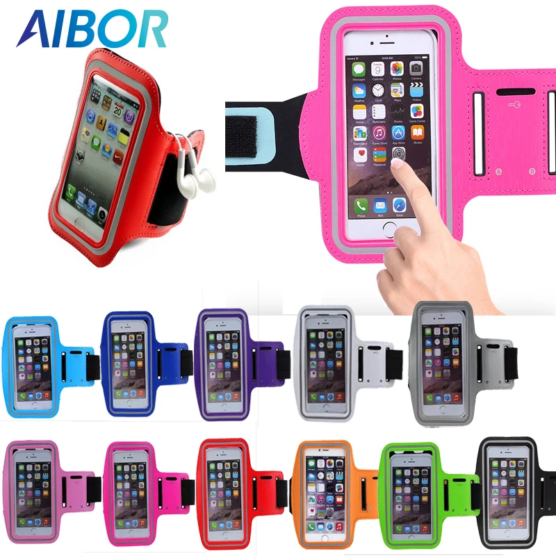 Phone Sports Bag Running Cover For iPhone X XS MAX XR 5 5S SE 6 6S 7 8 Plus Arm bands Case Adjustable Gym Arm Band Holder Coque