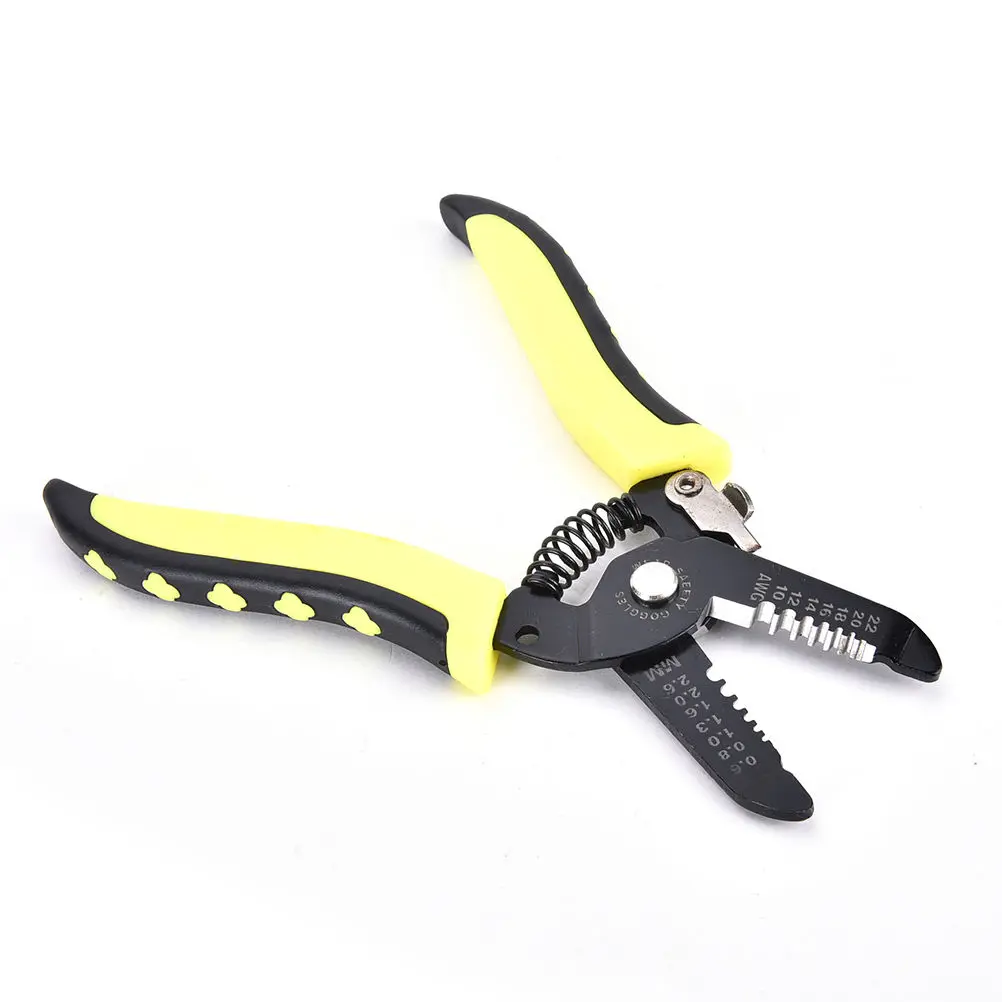 1PCS Portable wire stripper Knife crimper Pliers Cable Stripping