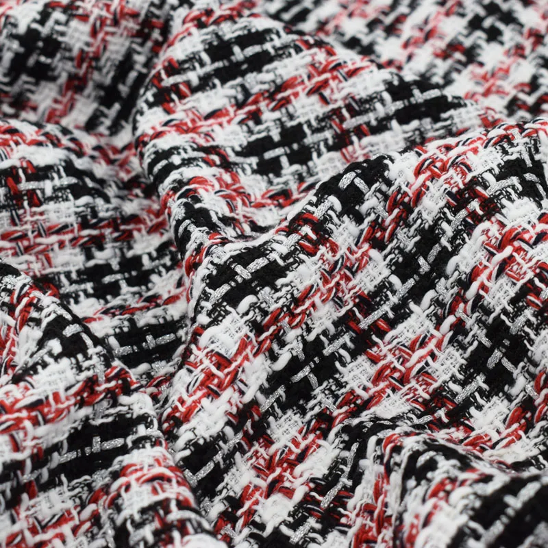 Елочка красочный точечный шерстяной ткани для пальто telas tecido bazin riche getzner tissus au метр потертый шик