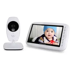 Yumik-инфракрасный 7,0 дюймовый беспроводной монитор для младенцев ЖК-дисплей ночного видения датчик температуры дисплей Видео няня монитор