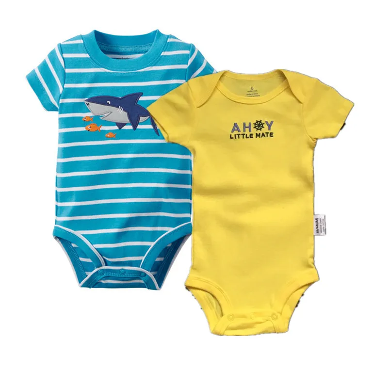 2 шт. для новорожденных для маленьких мальчиков; комбинезон; одежда для короткий рукав боди Одежда для младенцев продукт солнцезащитные очки обезьяна для 6-24 м