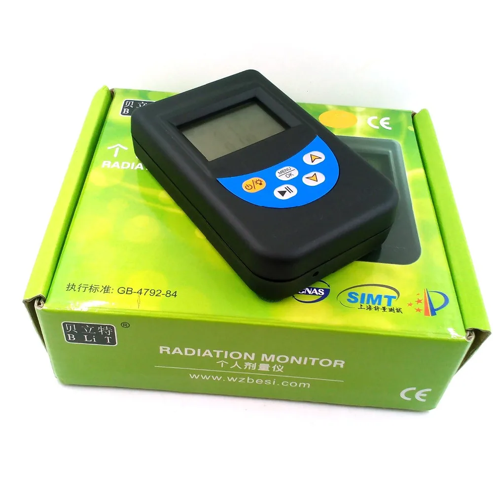 Nuclear radiation detector tester radioactive particles Geiger counter