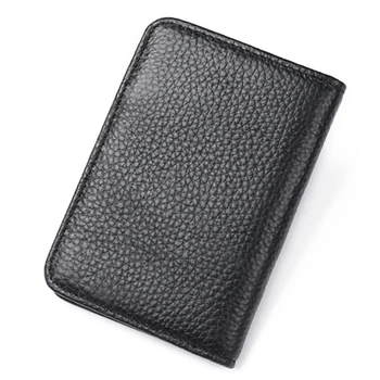 

RFID Front Pocket Wallet Leather Wallet Men Business Slim Credit Card ID Holder Case