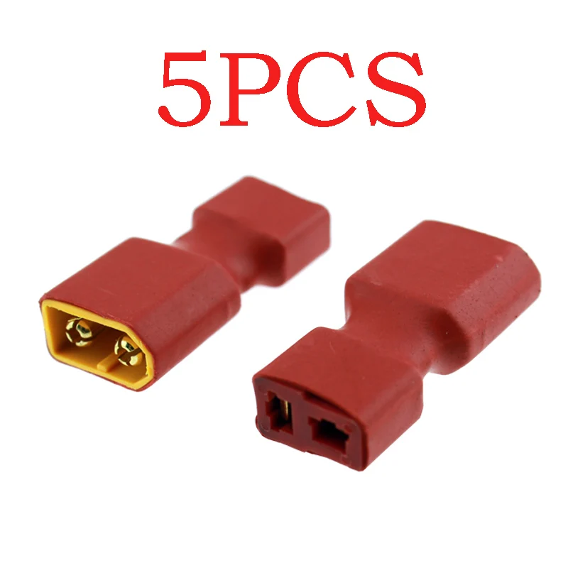 

XT60 Female to Male Head Slip Type T Plug Adapter Plug Suitable for Various Kinds of Vehicle Mounted