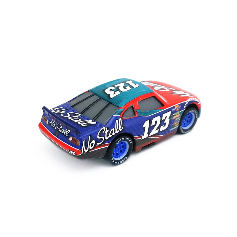 Disney Pixar Cars 3 No.123 Todd Marcus Racer металлический литой игрушечный автомобиль 1:55 свободный