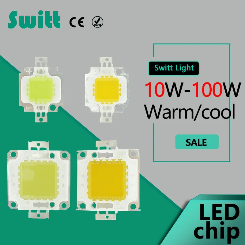 

LED Lamp 10W 20W 30W 50W 70W 100W DC 30V 32V Integrated SMD For Floodlight Spotlight Warm White / Cold White