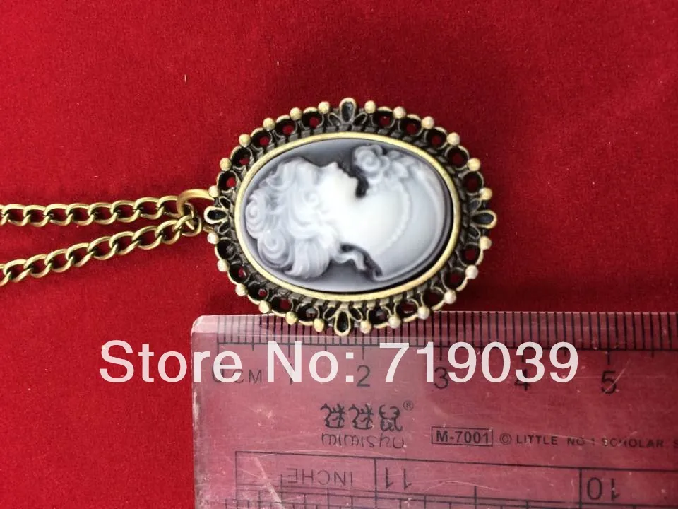 Оптовая продажа 20 шт./лот Дневники вампира карманное ожерелье для камеи Katherine's