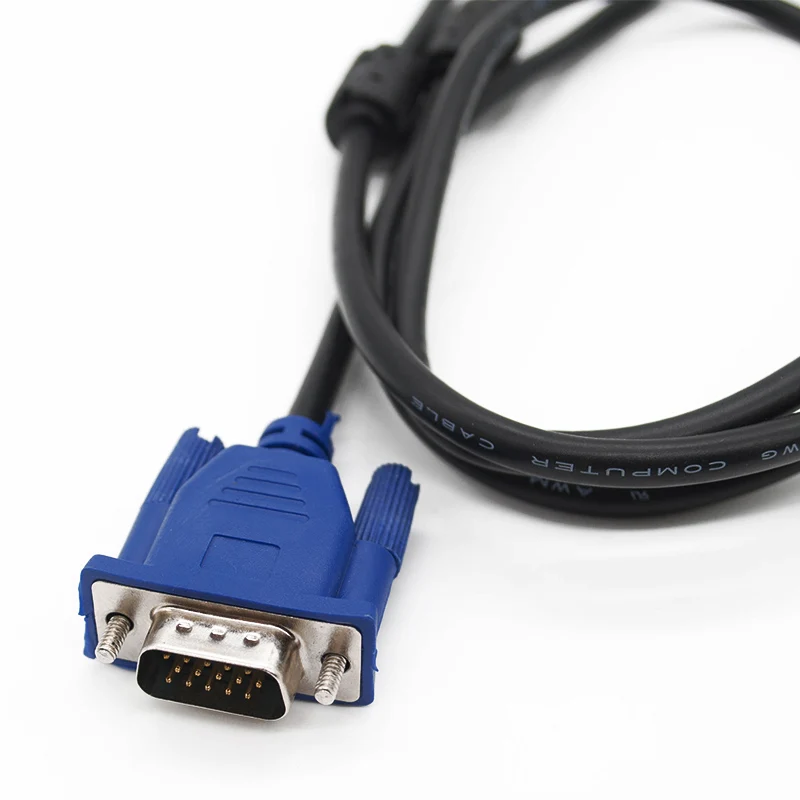 1 шт. Новый Синий 5 м 15 PIN VGA HDB15 SUPER M/M мужчинами Соединительный кабель удлинитель