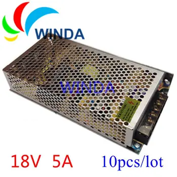 

90W power supply output 18V 5A full range can be applies for all countries EU&US cord CCTV centralized power supply 10pcs