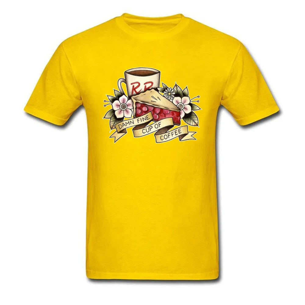 damn fine tattoo 7780 Design Autumn 100% Cotton Round Collar Men's Tops Shirts Tee-Shirt 2018 Hot Sale Short Sleeve T Shirt damn fine tattoo 7780 yellow
