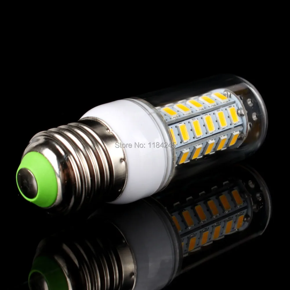 

48 LEDs SMD 5730 7W LED corn light bulb lamp, 220V 110V E27 5730SMD LED bulb Warm white /white,free shipping,5pcs/lot