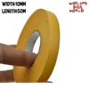 Ruban de masque jaune 50M, modèle spécial, ruban de masquage, modèle 8-50mm, accessoires d'outils de peinture pour loisirs créatifs ► Photo 3/5