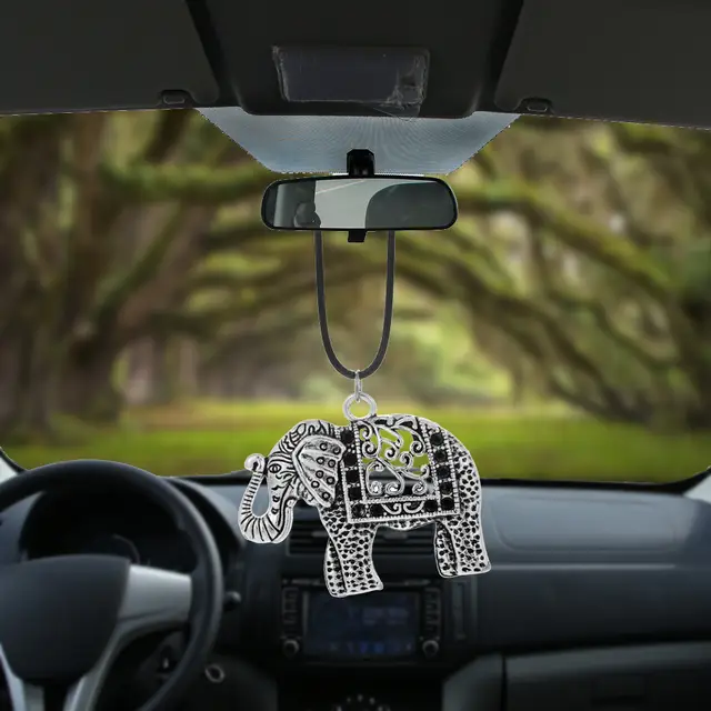 Bemost Auto Rear View Mirror Decoration New Fashion Elephant Car