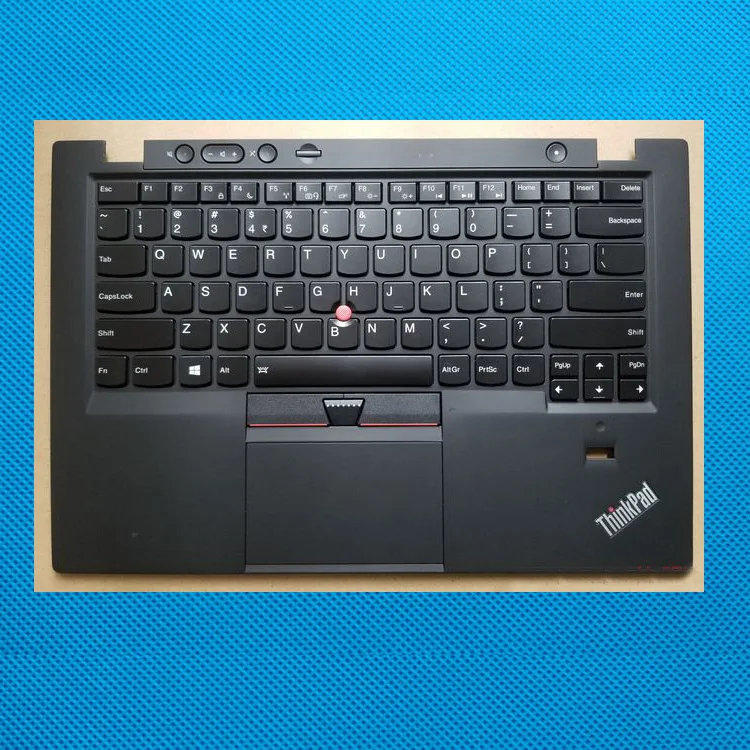 Original for Lenovo Thinkpad X1 carbon 2013 US Backlit Keyboard bezel Palmrest Cover FRU