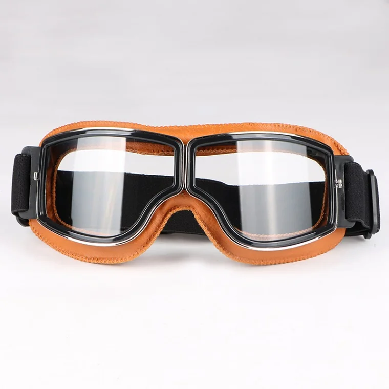 Винтажные мотоциклетные ретро очки мотоцикл Скутер байкер очки шлем очки - Цвет: model 2