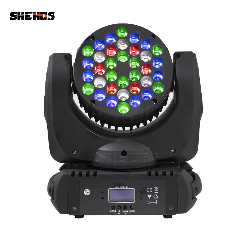Новый дизайн светодиодный 36x3 Вт Луч движущаяся головка RGB DMX сценический